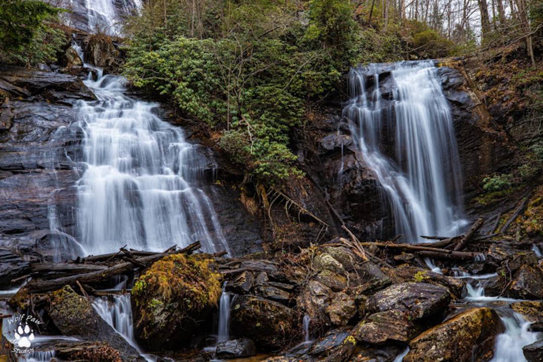 Anna Ruby Falls near Helen, Georgia